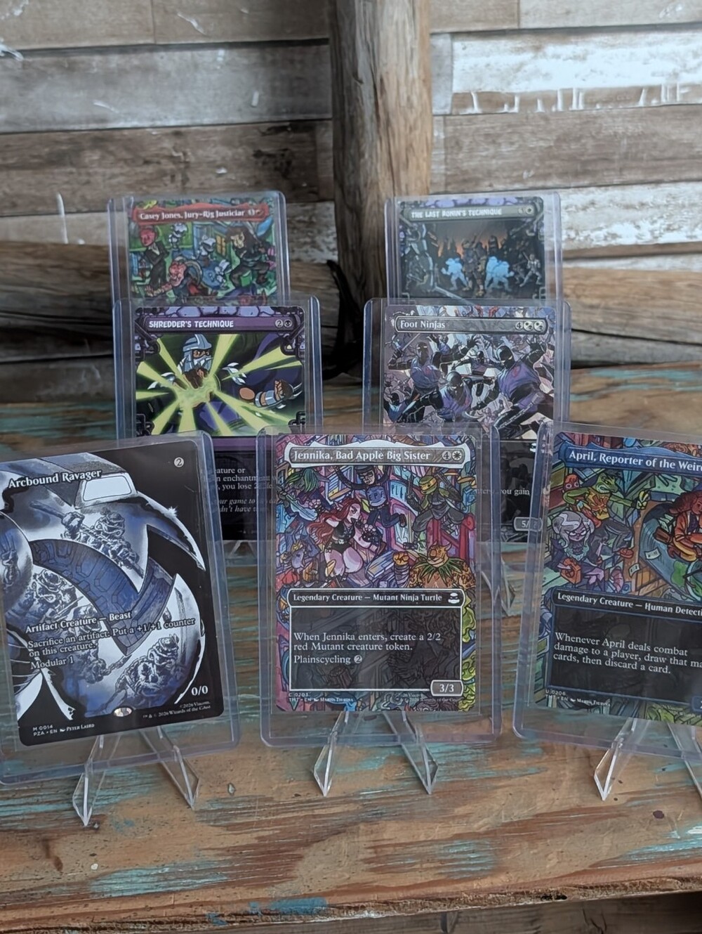 Magic The Gathering TMNT 7 Card Bundle
